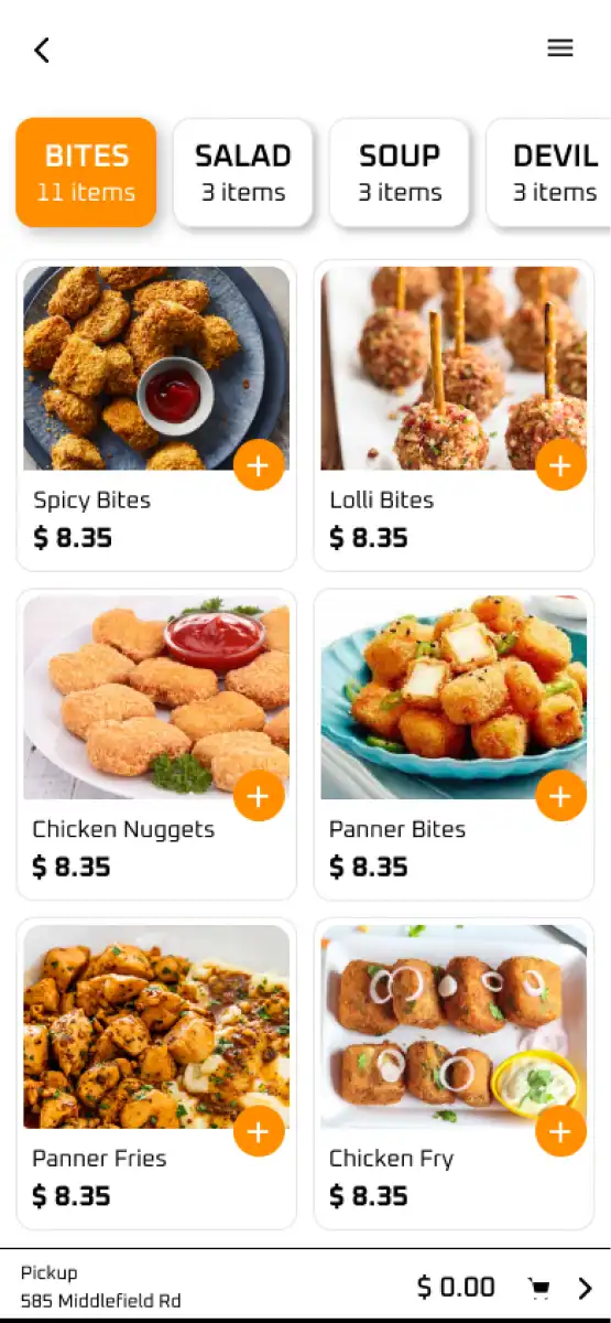 Eat your favorite cuisine with Zro App